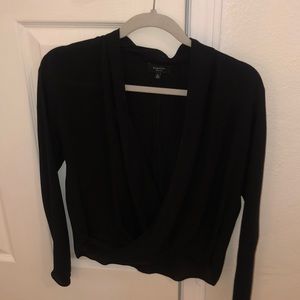 Aritzia black size XS long sleeve blouse